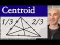 Centroid One Third Two Thirds Examples