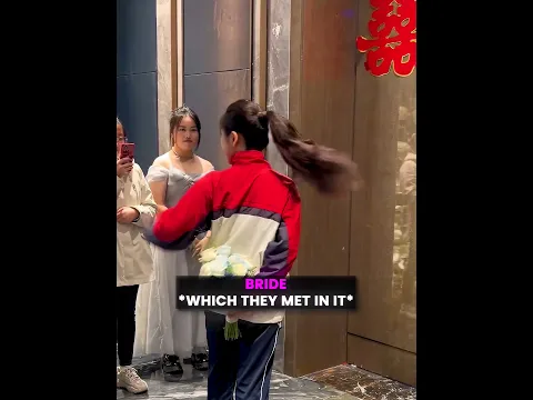Bride shocks everyone by wearing her uniform to marry! 🥹💍 #wedding #shorts