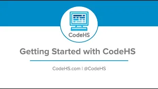 Getting Started with CodeHS