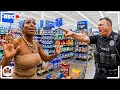 Police Surprise Walmart Shoplifter Makes a Run for It After 856 Fake Receipt Gets Exposed