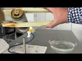 Air pressure collapsing can experiment