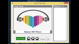 Music Player App using Tkinter in Python