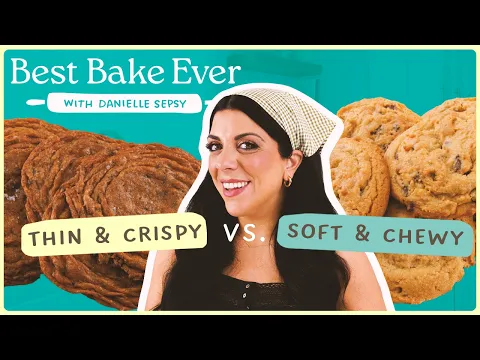 How to Make Chocolate Chip Cookies 2 Ways: Soft & Chewy vs. Thin & Crispy 🍪 Pro Baker's Secrets!