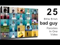 Download Lagu Billie Eilish - bad guy - 25 Parody Videos At Once