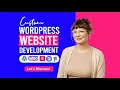 I will design redesign wordpress website website development full stack web developer