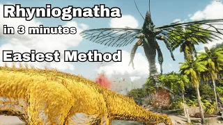 Simplest Easiest Way to Tame a Rhyniognatha 3 Minute Guide - ARK Survival Ascended