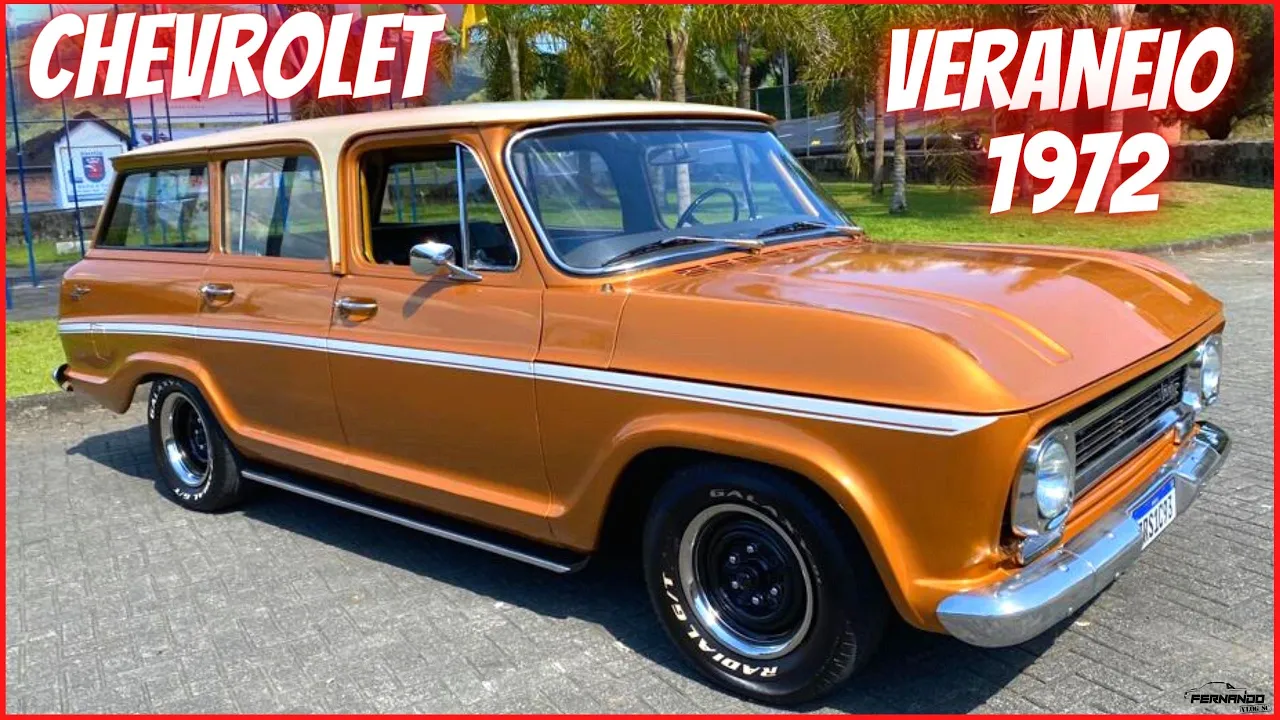 CHEVROLET VERANEIO ANO 1972 MOTOR 6 CILINDROS "ESPETÁCULO DE CARRO"