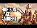 Download Lagu HORIZON FORBIDDEN WEST Lake Ambient 4K -  Focus Study Sleep Meditation Sci-Fi 1 Hour Nature OST