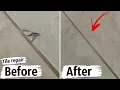 Download Lagu Tile repair. Restoration of cracks on a ceramic tile.