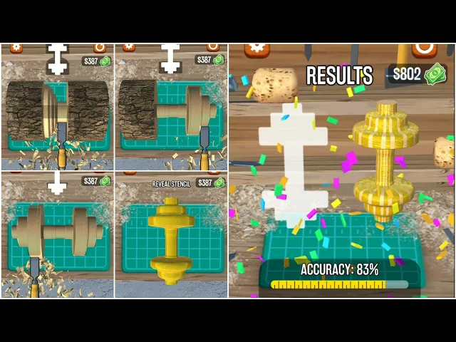 WOOD TURNING 3D - NEW GAME TRAILER ( ANDROID & IOS )