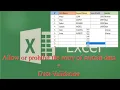 Excel 1 Data Validation Allow or prohibit the entry of certain data