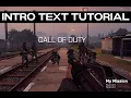 ARMA 3 Editor Simple way to call intro text