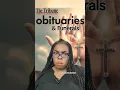 Obituaries and Funerals in the 242
