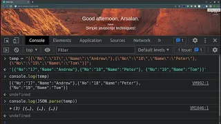How to parse string json into object json you need to know this way