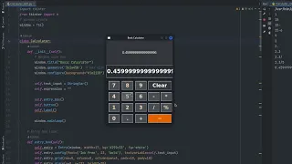 python GUI for Creating A Calculator Using Tkinter python GUI