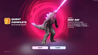 🚨RESGATE AGORA! Recompesas SECRETAS E CONJUNTOS GODZILLA LIBERADOS no FORTNITE
