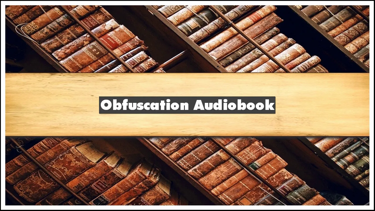 Helen Nissenbaum Finn Brunton Obfuscation Audiobook