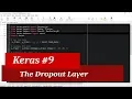 Keras Tutorial 9 - Avoiding overfitting with Dropout Layer