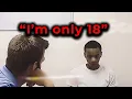 18 Year Old Killer Cries During Interrogation