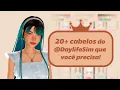 20 CABELOS CC INCRIVEIS DO DAYLIFE SIM links The Sims 4
