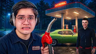 TRABAJAR EN UNA GASOLINERA DE NOCHE FUE UN ERROR 💀 | [HERROR] GAS STATION CASE