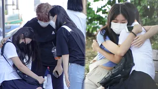 ماذا لو طلبت منك فتاة تبكي أن تحضنها                      دندنها