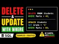 SQL Tutorial DELETE UPDATE with WHERE Clause Beginner to Advanced SQL Server