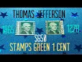 Stamps very rare 1278Thomas Jefferson 1 cent 1965 - Josershina in world
