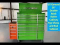 US Gen 56 Inch Double Bank Roller Cabinet and Top Chest and End Cabinet Tool Box Tour