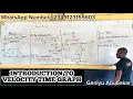 Introduction to Velocity-Time Graphs Physics Calculations Step-by-Step