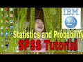 IBM SPSS Tutorial Scatter Plots Correlation Regression Analysis