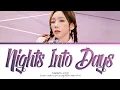 Lagu TAEYEON Nights Into Days Lyrics (Color Coded Lyrics)