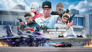KOMBO MEMATIKAN PESAWAT GUNDAM DAN BOMBER KEI OCONNER - GTA 5 ROLEPLAY