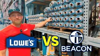 Why Roofers Prefer Beacon SRS Over Lowes and Home Depot