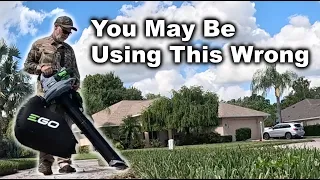 EGO's New Leaf Vacuum and Mulcher - Addressing Some Criticism
