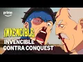 Download Lagu El BRUTAL enfrentamiento entre INVENCIBLE Y CONQUEST | Invencible Temporada 3