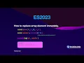 array with methods in javascript ES2023