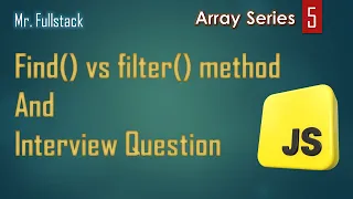 find and filter method in javascript find vs filter find method filter method
