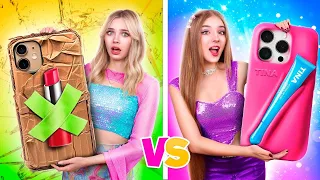 فتيات تيم تين في تحدي الجمال كيف تدخلين المكياج إلى الصف خلسة 