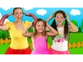 Download Lagu Head Shoulders Knees and Toes with Charli's Crafty Kitchen | Kids nursery rhymes
