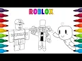 ROBLOX COLORING PAGES DRAWING HOW TO COLOR ROBLOX GAMES