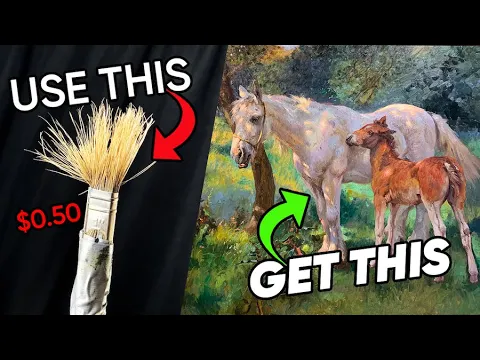 Download MP3 I Copied a Famous Painting...With the CHEAPEST Brush EVER!