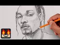 How To Draw Snoop Dogg Sketch Tutorial
