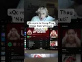 Download Lagu xQc reacts to Young Thug 'NINJA' Song 💀 #xqc #youngthug #rap