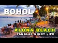PANGLAO ISLAND at NIGHT | Alona Beach Nightlife \u0026 Food Trip | Bohol Island  PHILIPPINES