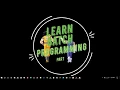 Learn Batch Programming Basics of Batch - Part II