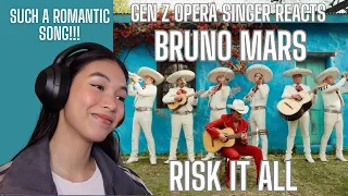 gen z opera singer reacts to bruno mars risk it all