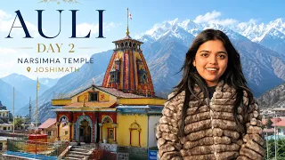 From Ancient Temples to Golden Sunsets🏔️🌄 | Auli Day 2