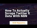 How to actually scrape twitter x data with n8n