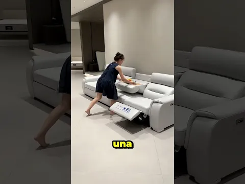 Este sofá sorprendió a todos por lo que puede hacer